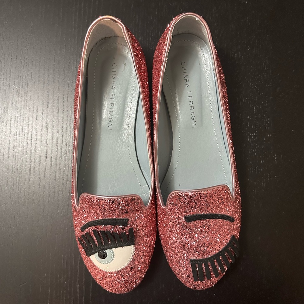 Chiara Ferragni Flirting Sleeper Loafer in Fuchsia